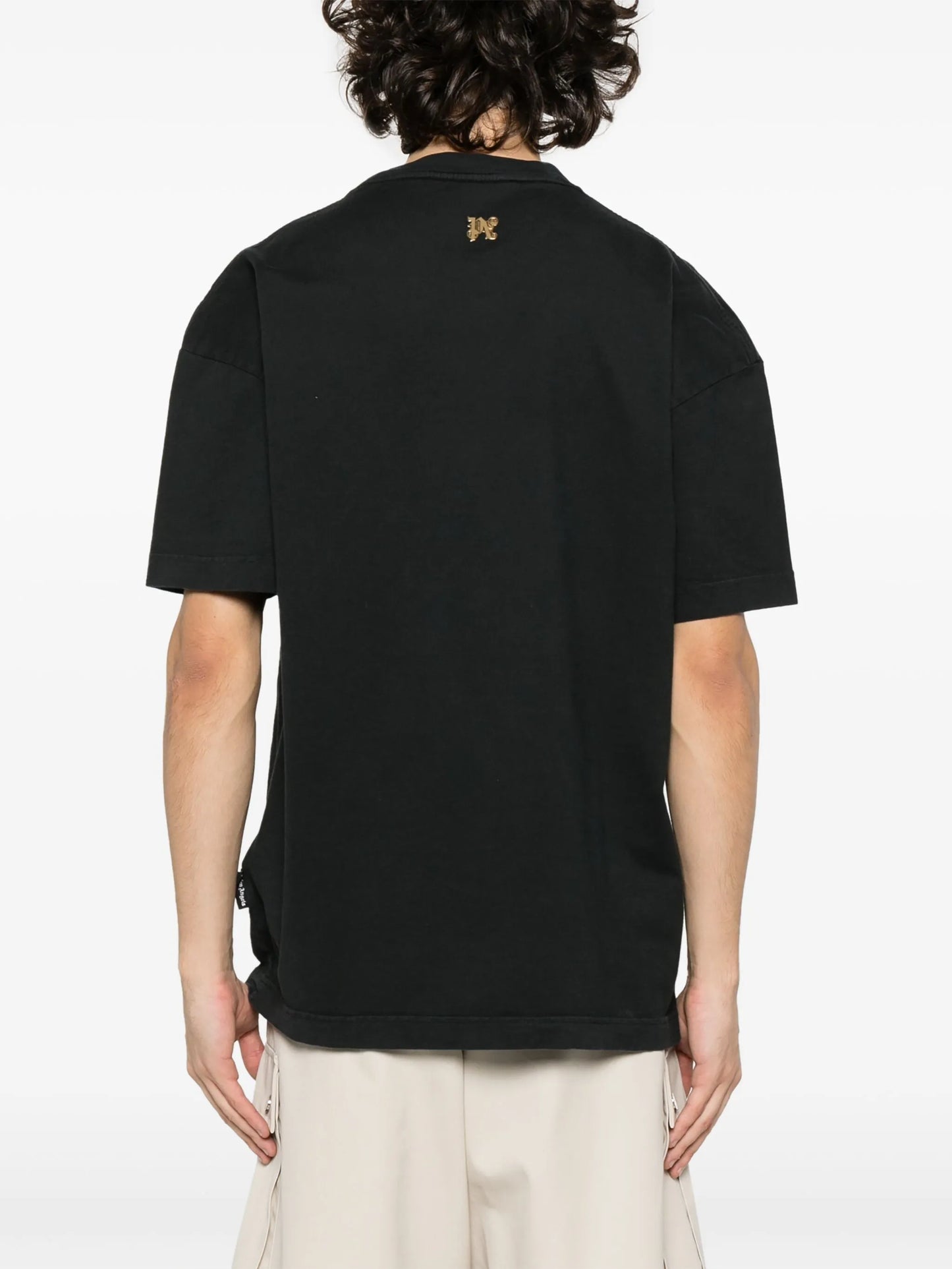 Palm Angels Playera Burning Con Monograma Estampado
