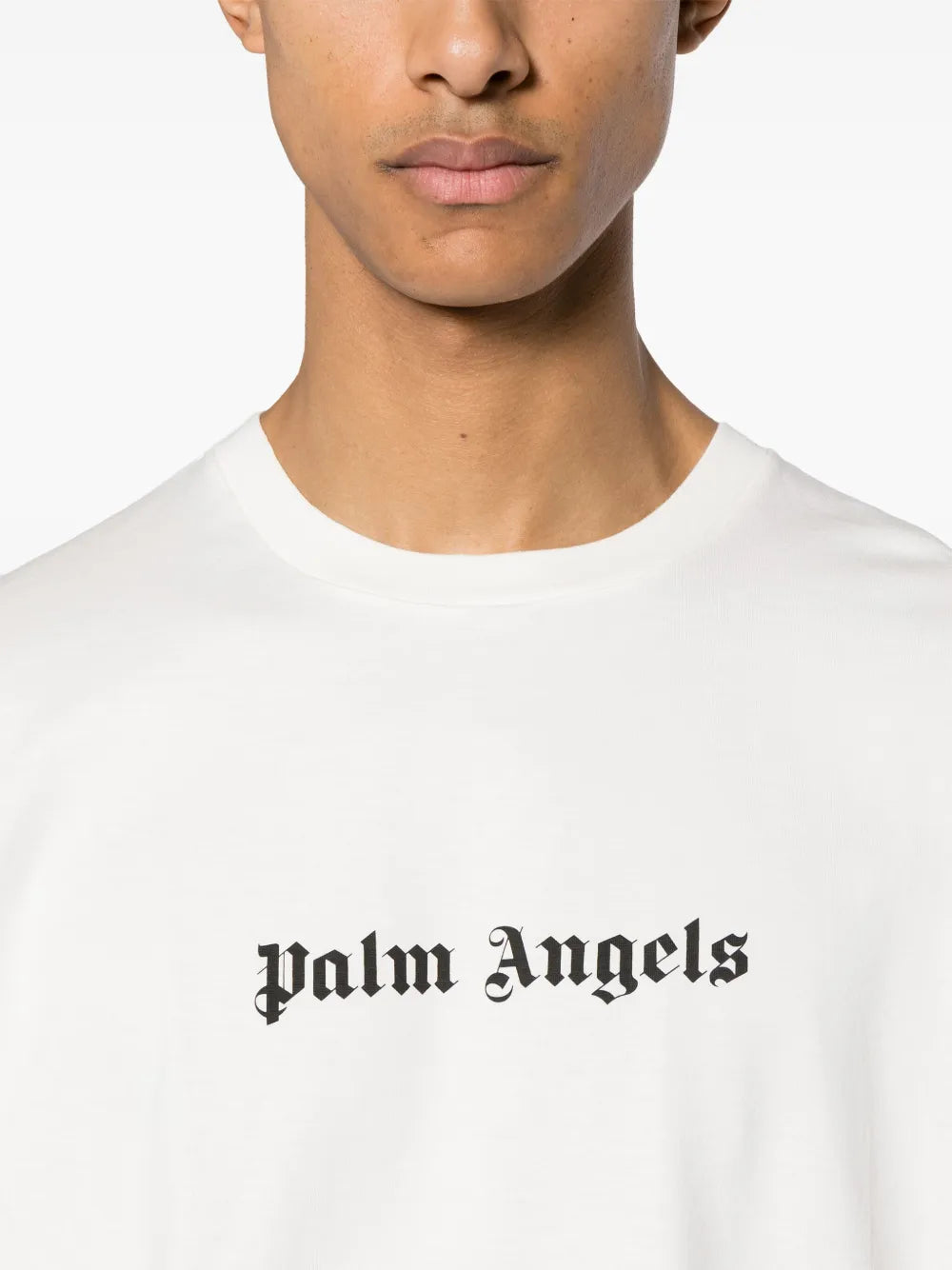 Palm Angels playera con logo estampado