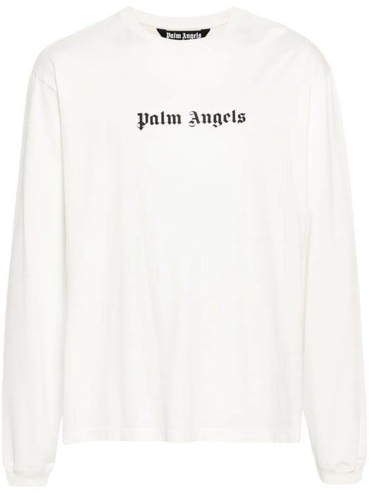 Palm Angels playera con logo estampado